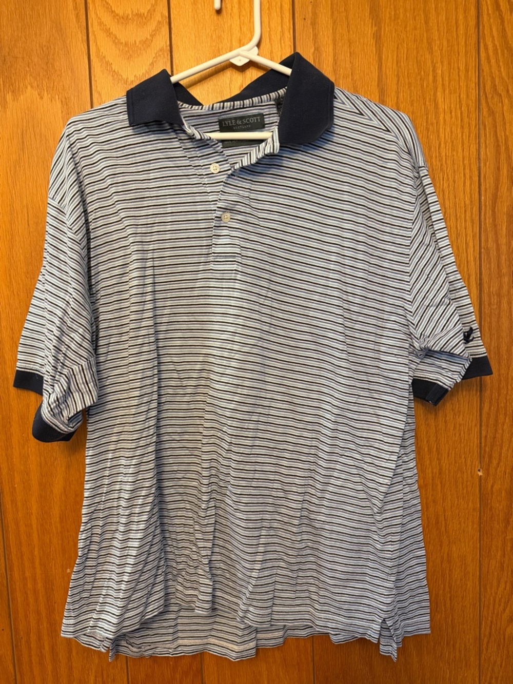 Lyle & Scott Striped Short-Sleeve Polo